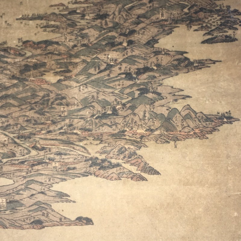 幕末屋 • 江戸恵斎紹真筆 鍬形蕙斎画 （北尾政美） (地図・案内書