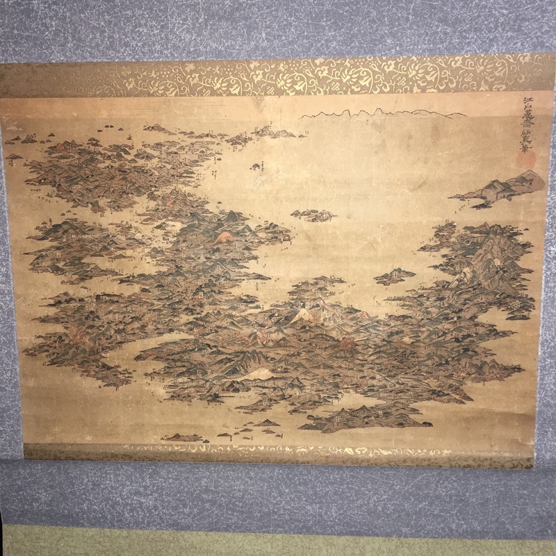 幕末屋 • 江戸恵斎紹真筆 鍬形蕙斎画 （北尾政美） (地図・案内書