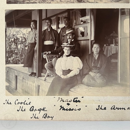 Important Photo Album of expat life in Kobe owned by Virginia Lowery Pierson (Mrs. Frank Ball)